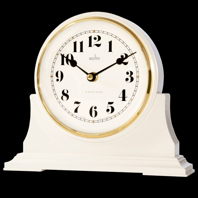 Acctim "Mirehouse" Napoleon Mantle Clock in Buttermilk 33817 - Robert Openshaw Fine Jewellery
