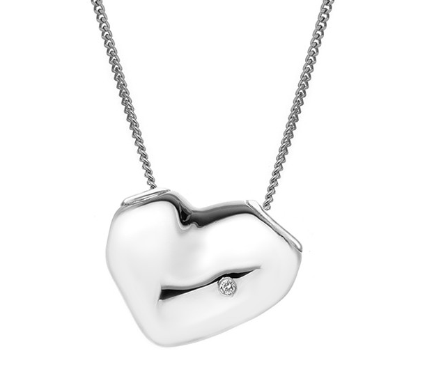 HOT DIAMONDS SILVER LUNAR HEART PENDANT DP575 - Robert Openshaw Fine Jewellery