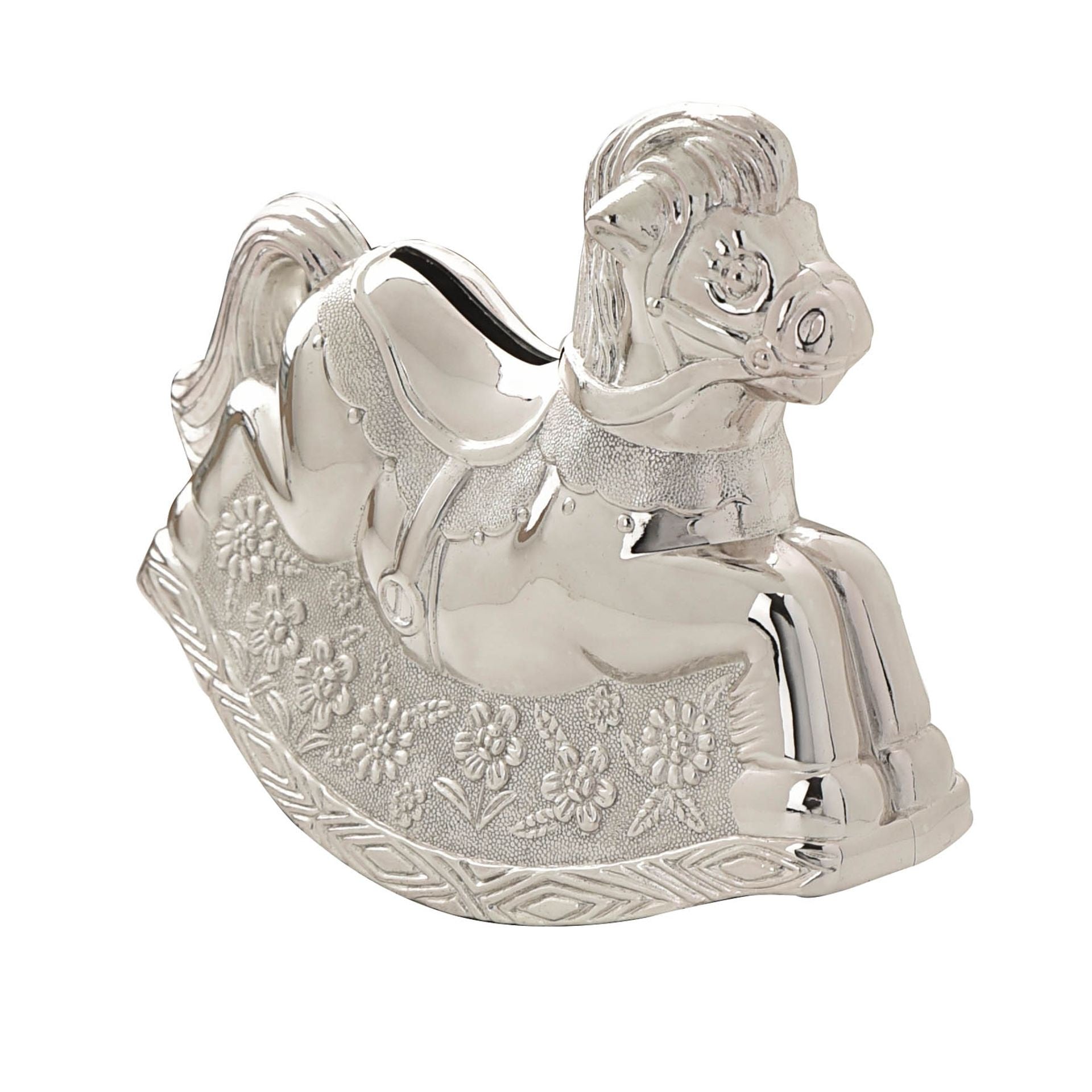 Silver Plated Rocking Horse