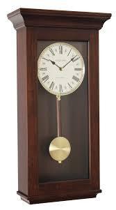 LONDON CLOCK CO 41CM MAHOGANY PENDULUM CLOCK 24262