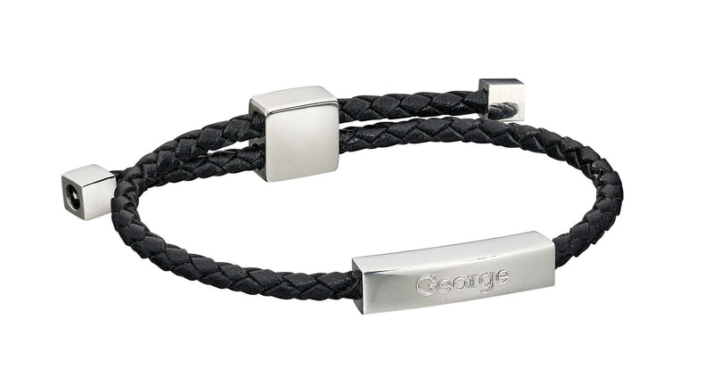 Fred Bennett "Engraveable' Leather Bracelet B5201