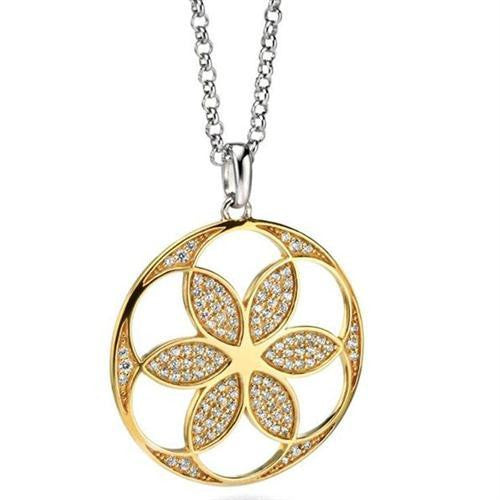 FIORELLI SILVER AND GOLD PLATED PENDANT P4117C