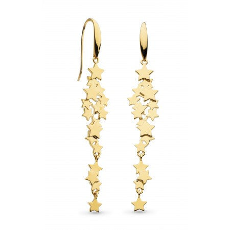 Kit Heath Stargazer Galaxy Gold Plate Drop Earrings 60213GD