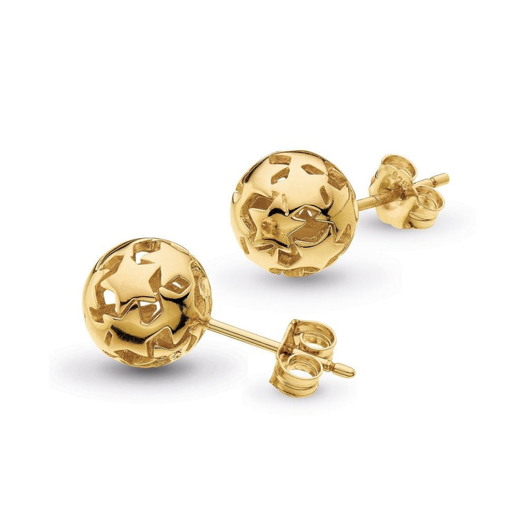 Kit Heath Stargazer Nova Gold Plate Orb Stud Earrings 40217GD02