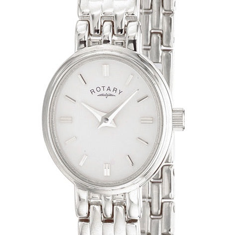 Rotary Timepieces Ladies White Case Watch LB02083/02