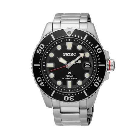 SEIKO SOLAR 200M DATE BRACELET WATCH SNE437P1