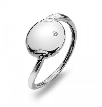 HOT DIAMONDS SILVER LINAR RING DR151