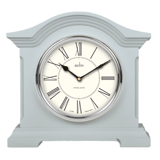 Acctim "Cliffburn" Mantle Clock in Soft Blue 33799 - Robert Openshaw Fine Jewellery