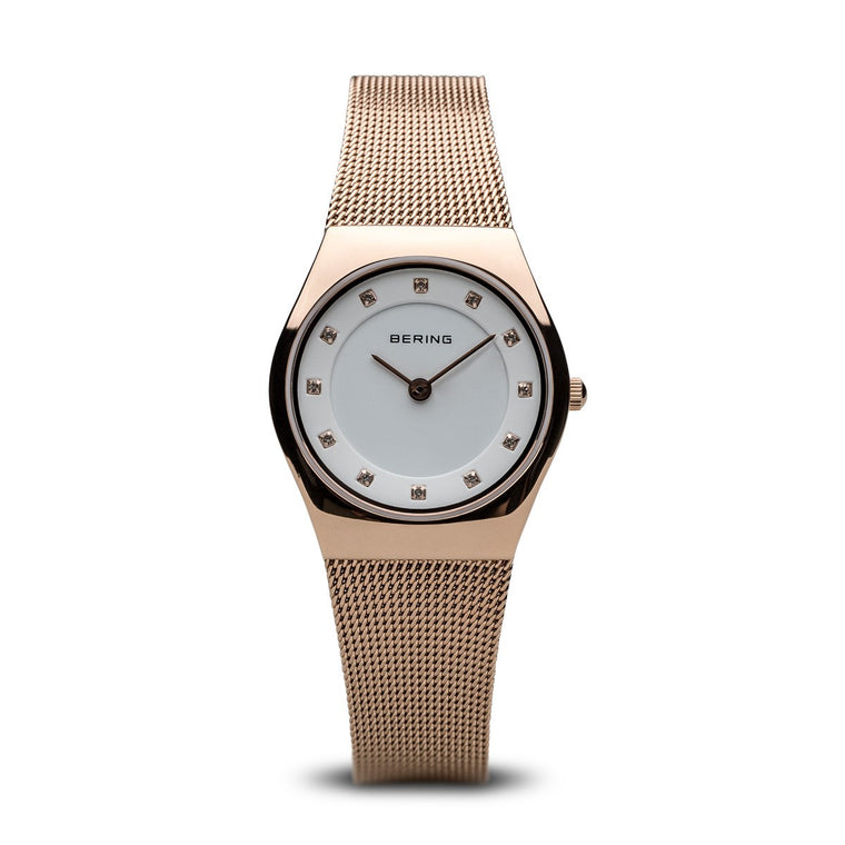 Bering Womens Classic Rose Gold Watch 11927-366