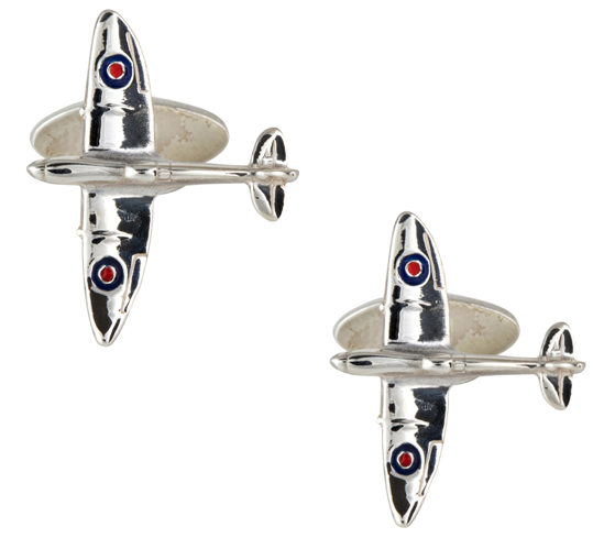Spitfire Sterling Silver Cufflinks 701149