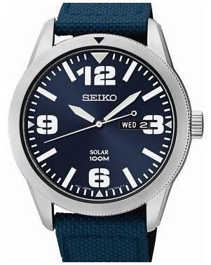 SEIKO GTS SS SOLAR 100M SNE329P9