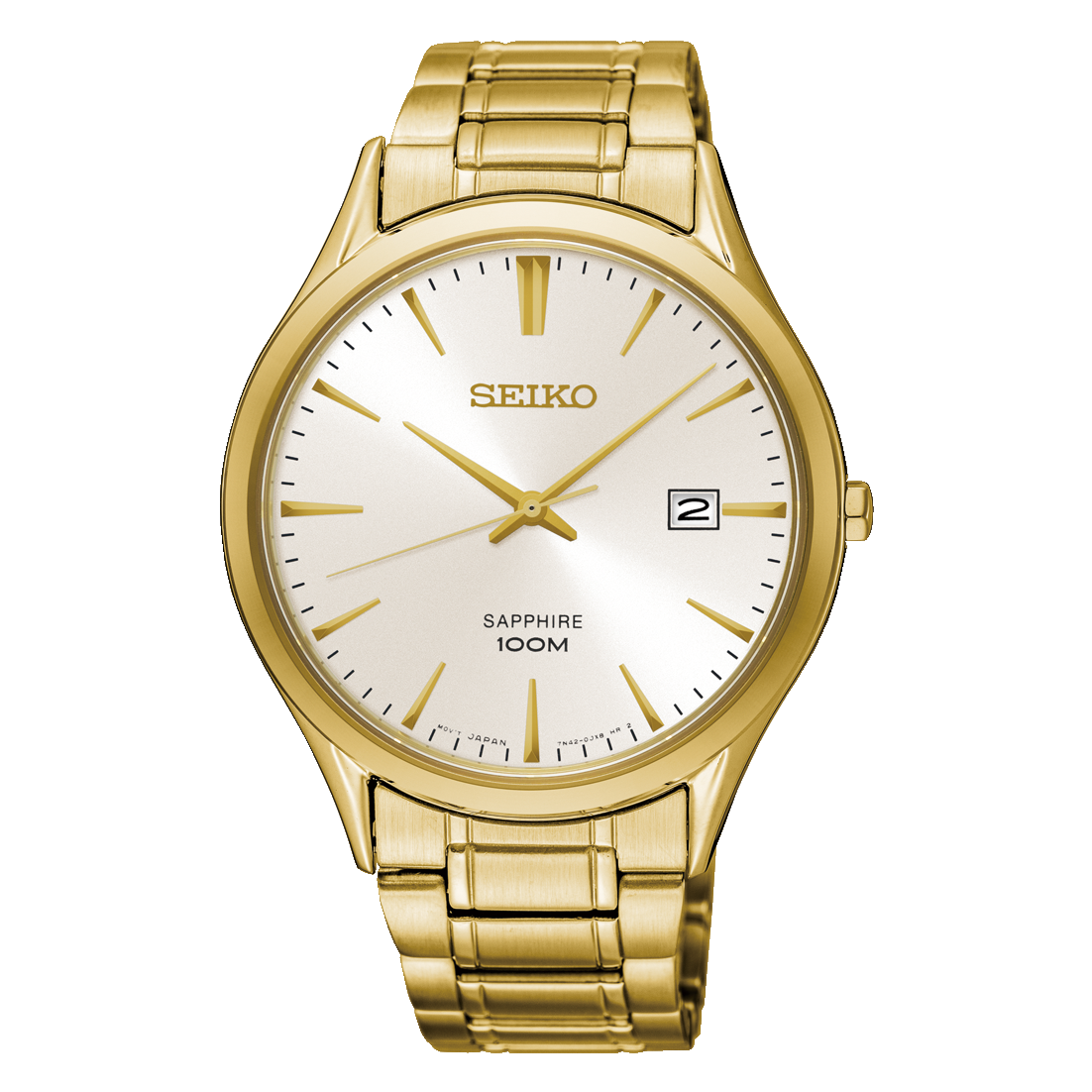 Seiko Mens 100m Bracelet Watch SGEH72P1