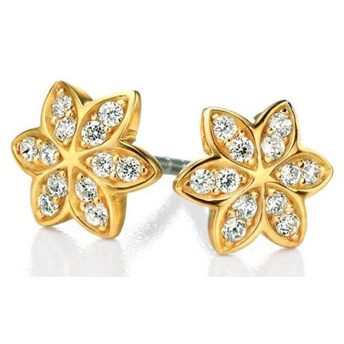 FIORELLI GOLD ON SILVER EARRINGS E4856C