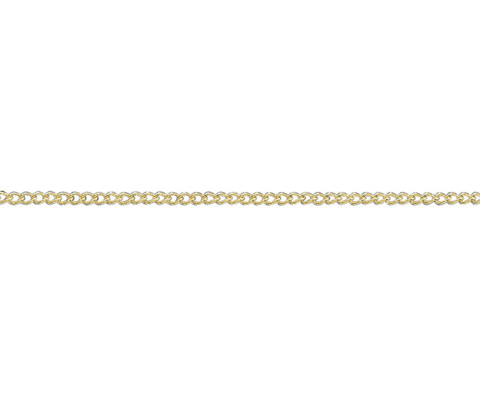 9ct Yellow Gold 16" Curb Chain G1416C16
