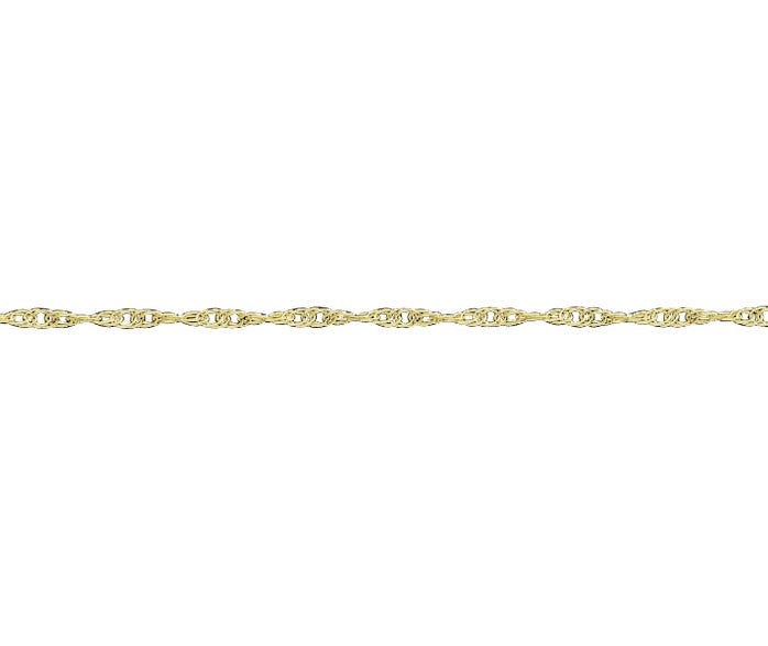 9ct Yellow Gold 20" Prince of Wales Rope Chain G8R20