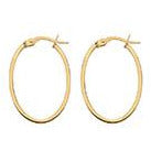 9CT YELLOW GOLD HOOP EARRINGS - Robert Openshaw Fine Jewellery