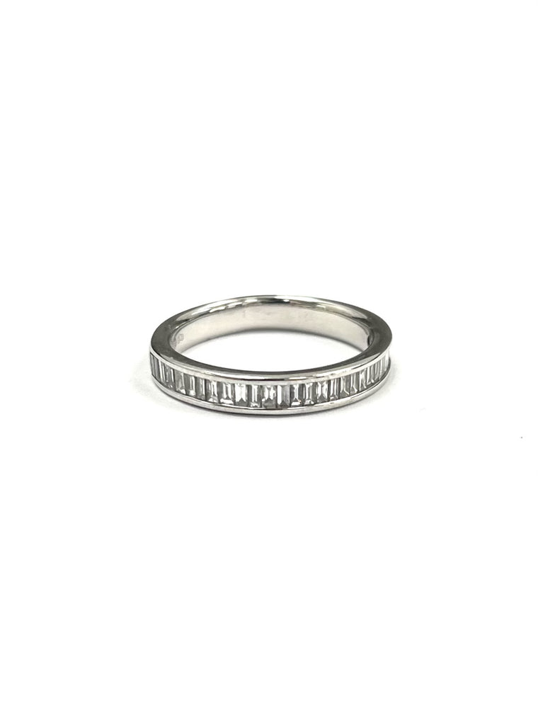 18ct White Gold 0.50cts Baguette Diamond Ring