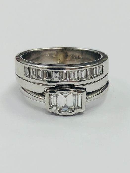 18ct White Gold  Eleven Stone Wedding/Eternity Ring. 0.55cts - BUNCH2 - Robert Openshaw Fine Jewellery