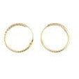 9CT YELLOW GOLD DIAMOND CUT SLEEPERS XGSL12D - Robert Openshaw Fine Jewellery