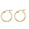 9CT YELLOW GOLD OVAL EARRINGS - Robert Openshaw Fine Jewellery