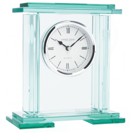 LONDON CLOCK CO GLASS TABLE CLOCK 05089