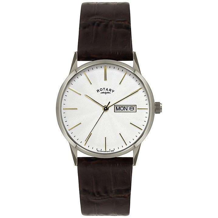 ROTARY GENTS LEATHER STRAP WATCH GS02750/04