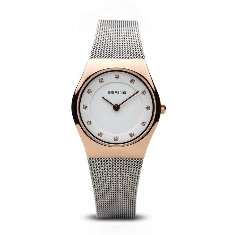 Bering Womens Classic Polished Rose Gold Watch 11927-064