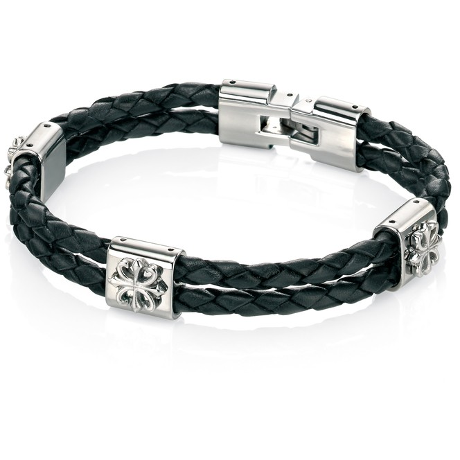 Fred Bennett Leather Bracelet B4371 - Robert Openshaw Fine Jewellery
