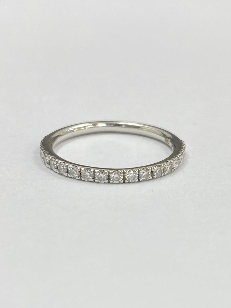 Platinum 0.36cts Diamond Wedding/Eternity Ring