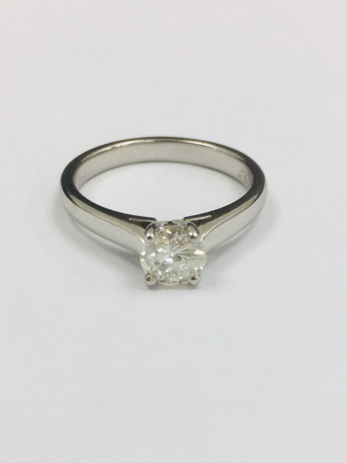 All Platinum 0.70cts Diamond Ring