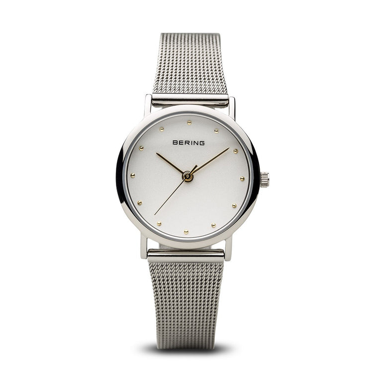 Bering Womens Classic Polished Silver Watch 13426-001