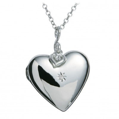 Hot Diamonds Silver Starry Heart Necklace DP132