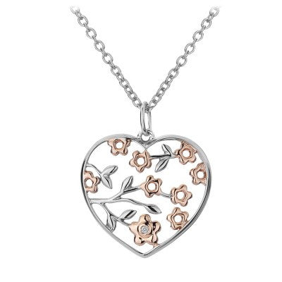 Hot Diamonds 18ct Rose Vermeil Heart DP338 - Robert Openshaw Fine Jewellery