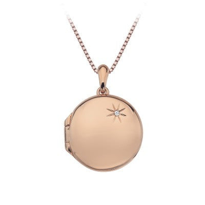 Hot Diamonds Rose Circle Pendant DP492