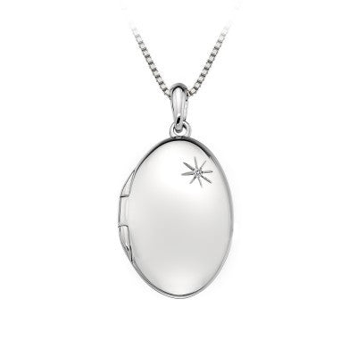 Hot Diamonds Rose Oval Pendant DP493