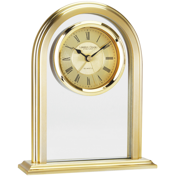 LONDON CLOCK CO GOLD MANTLE CLOCK 03063
