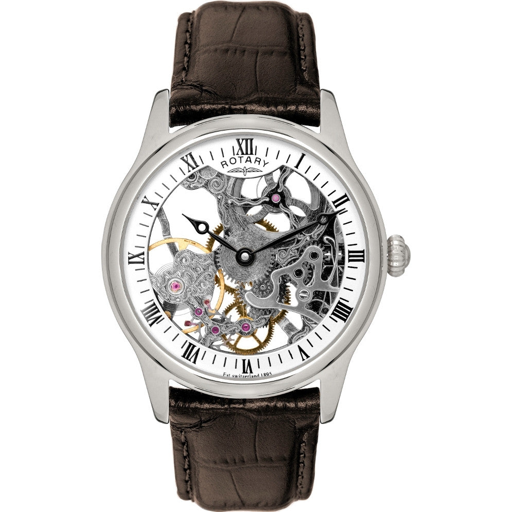 ROTARY GENTS LEATHER STRAP WATCH GS02521/06 - Robert Openshaw Fine Jewellery