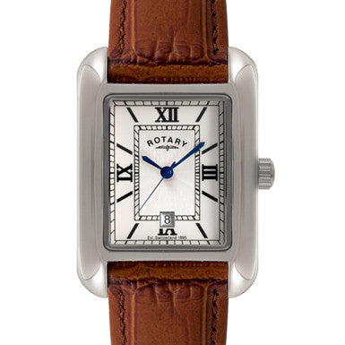 ROTARY GENTS LEATHER STRAP WATCH GS02650/01