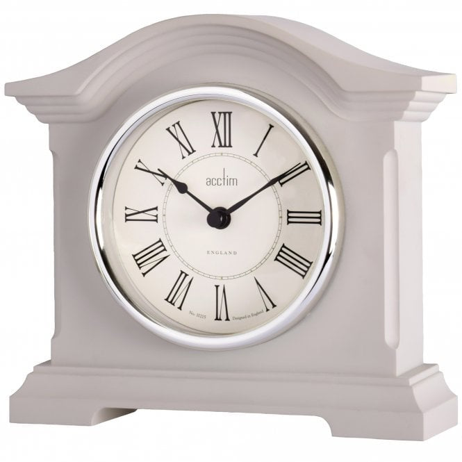 Acctim "Cliffburn" Mantle Clock in Taupe 33796 - Robert Openshaw Fine Jewellery
