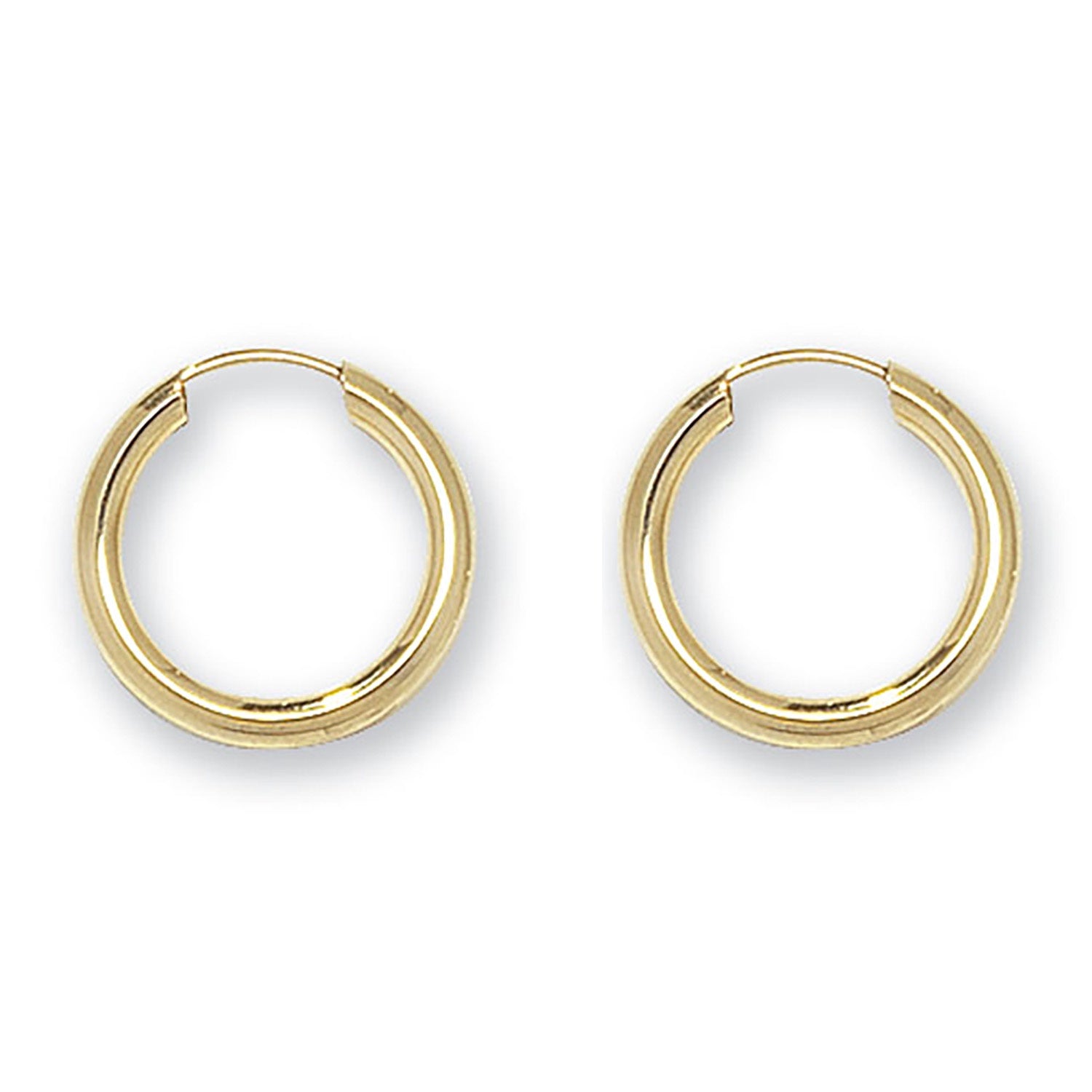 9ct Yellow Gold 10mm Sleepers
