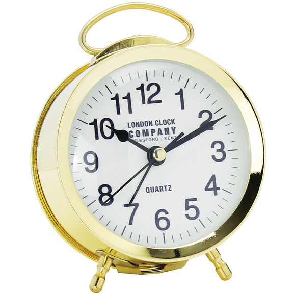 LONDON CLOCK CO RETRO GOLD ALARM 04154