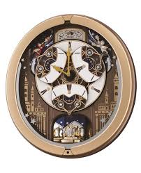 SEIKO MELODY IN MOTION WALL CLOCK QXM350G - Robert Openshaw Fine Jewellery